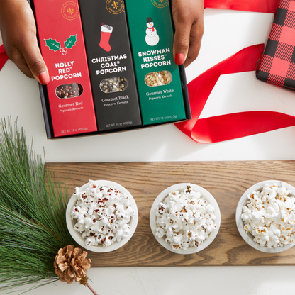 Dell Cove Spices & More Co. - Christmas Gourmet Deluxe Popcorn Box