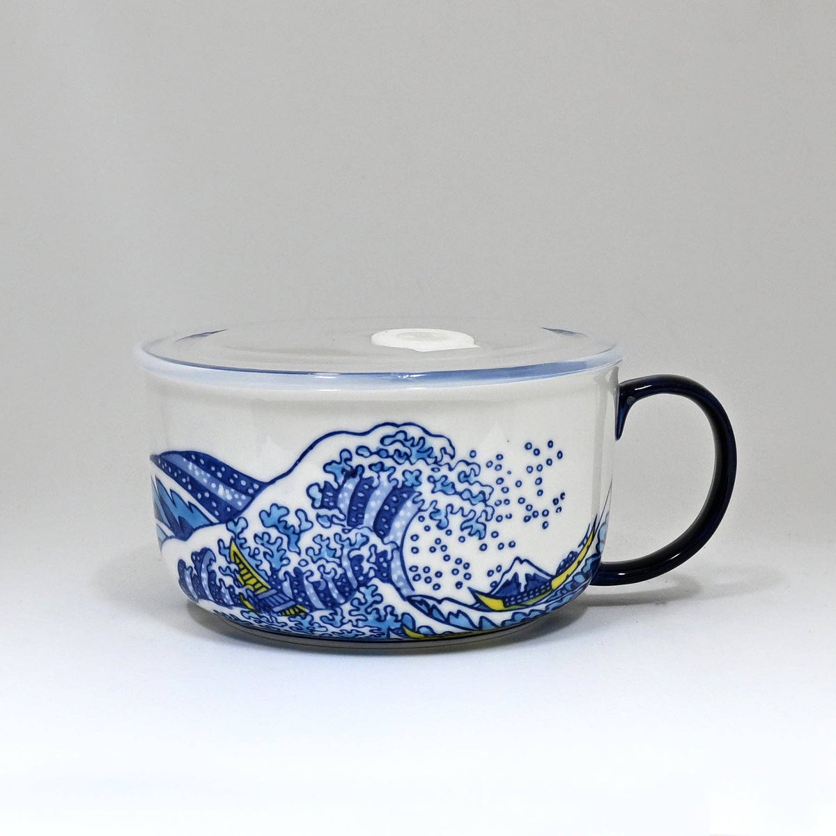 Great Wave 33 oz Microwavable Bowl with Lid