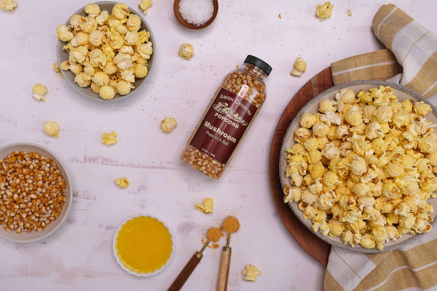 14oz Bottle of Mushroom Popcorn