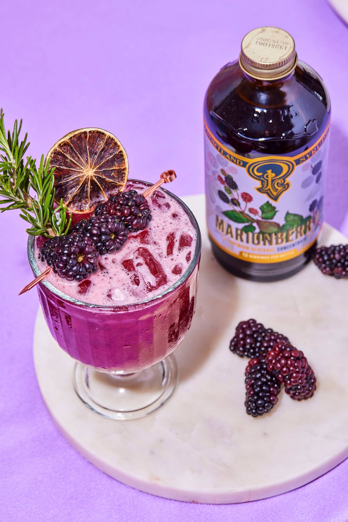 Portland Syrups | Marionberry Syrup 12oz - cocktail / mocktail beverage mixer