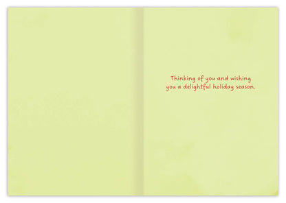 Biely & Shoaf - Festive Townhouse Scene Holiday Card