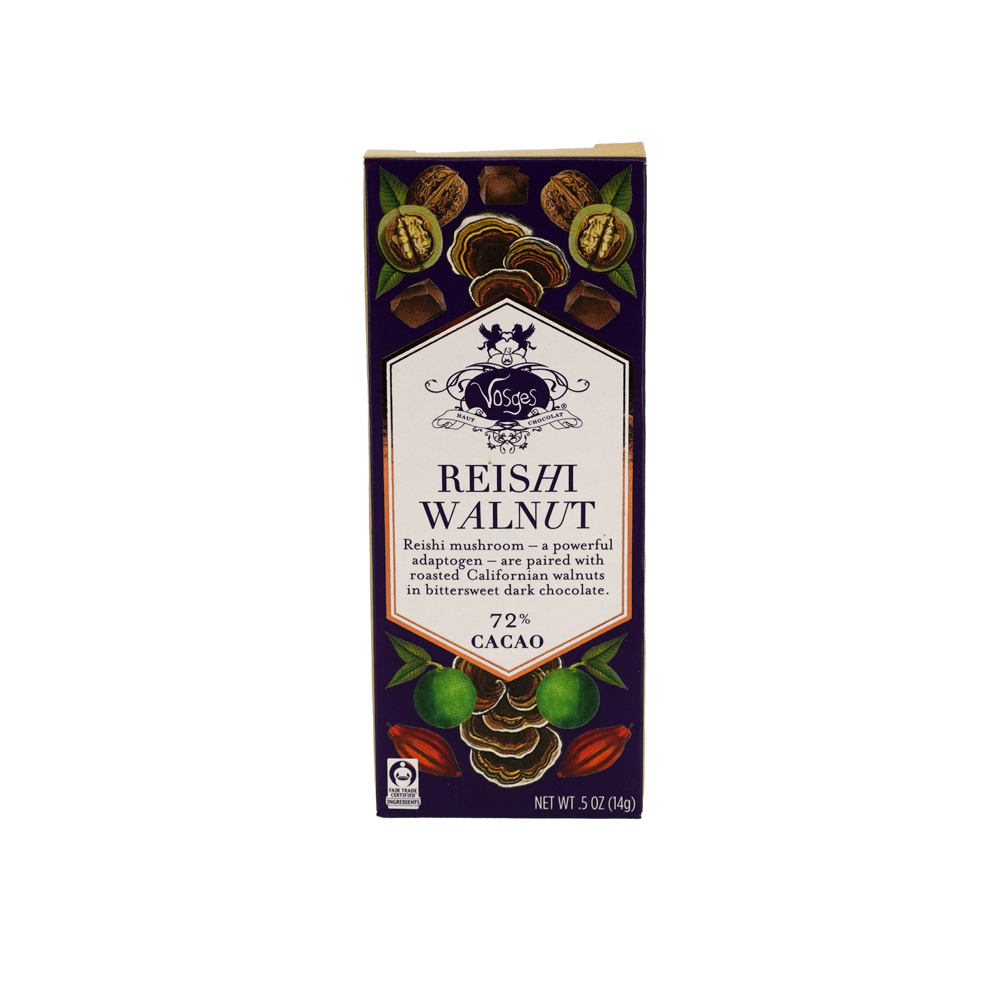 Reishi Walnut Chocolate Mini Bar