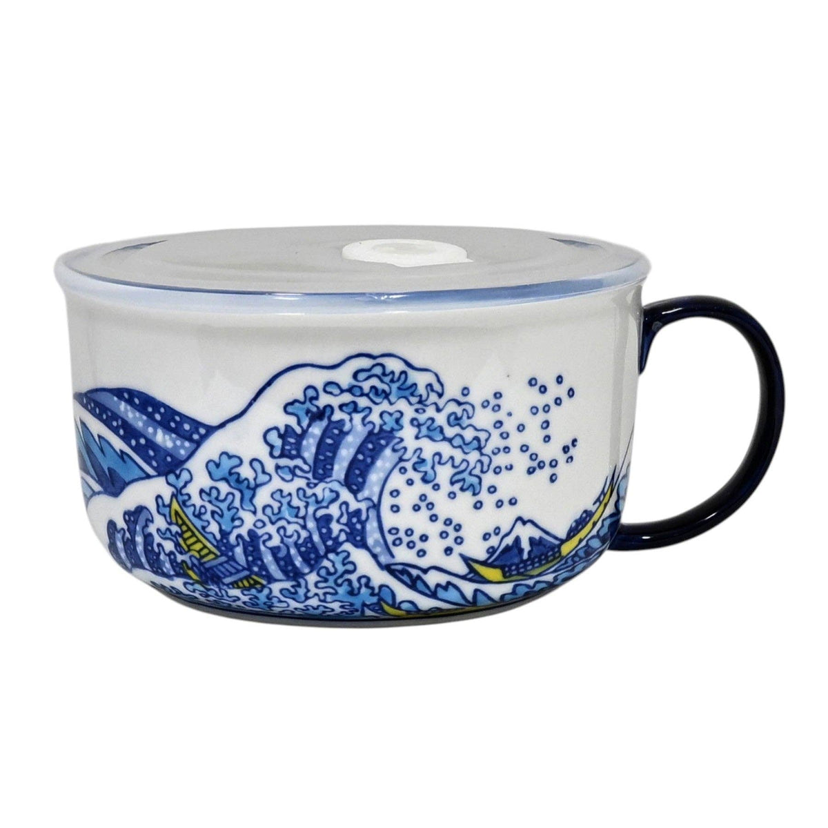 Great Wave 33 oz Microwavable Bowl with Lid
