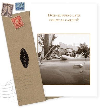 Count As Cardio Birthday Card