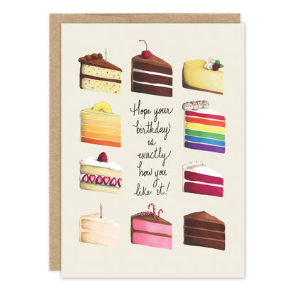 Way You Like It Cake Birthday Card