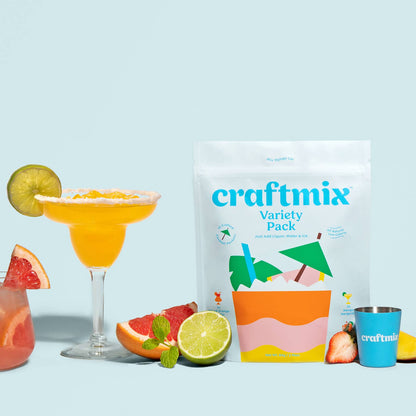 Craftmix | Variety Pack Cocktail Mixers - 12 Servings Multipack