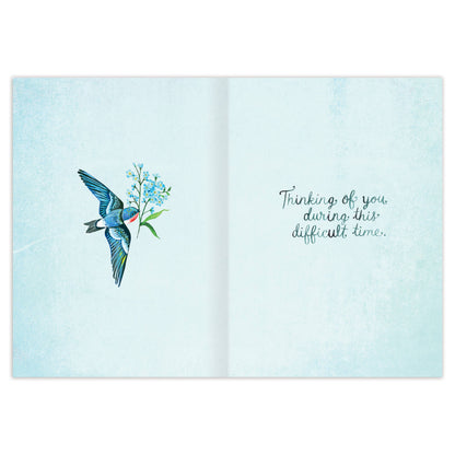 Swallows Sympathy Card