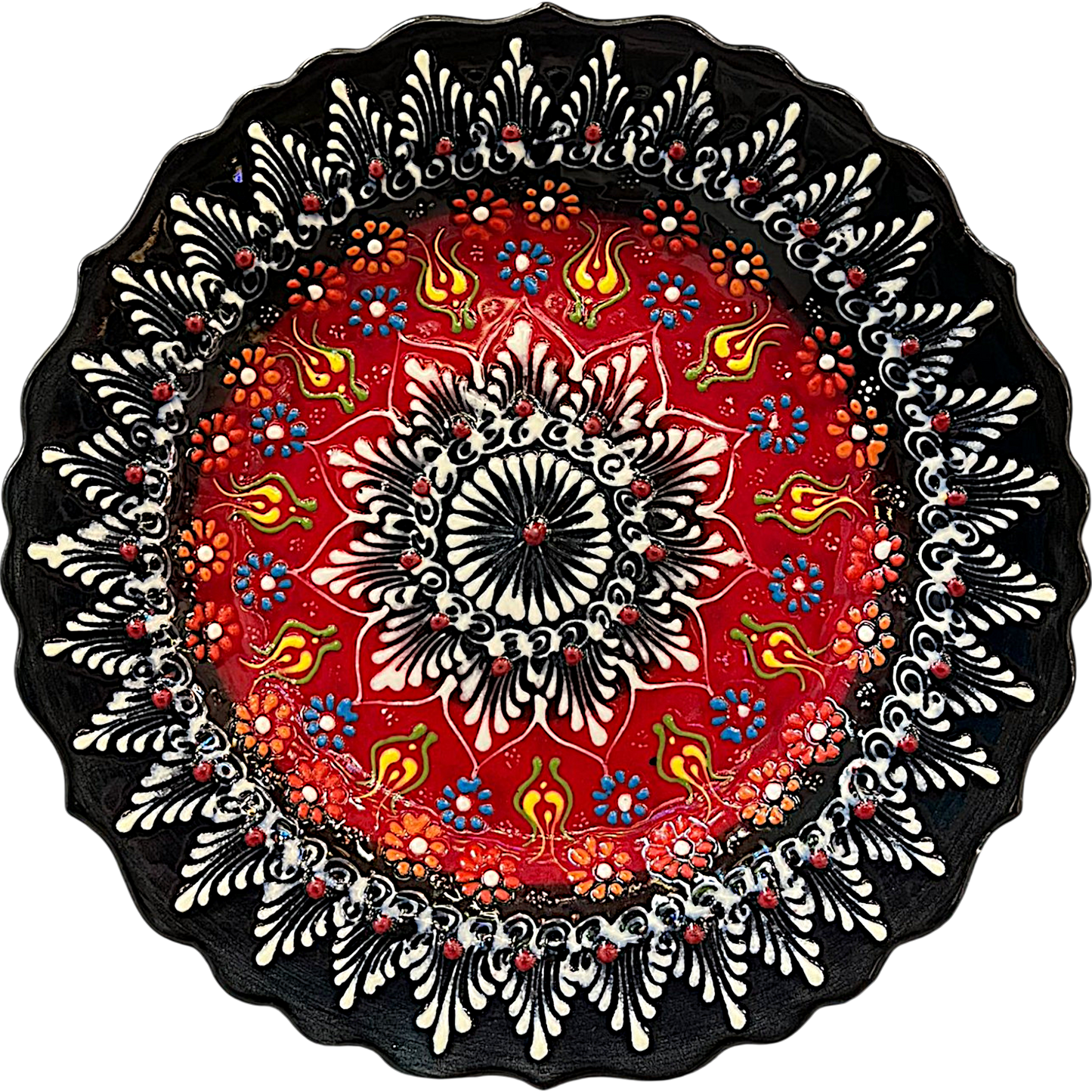 Import Corner -  10" Ceramic Embossed Plate