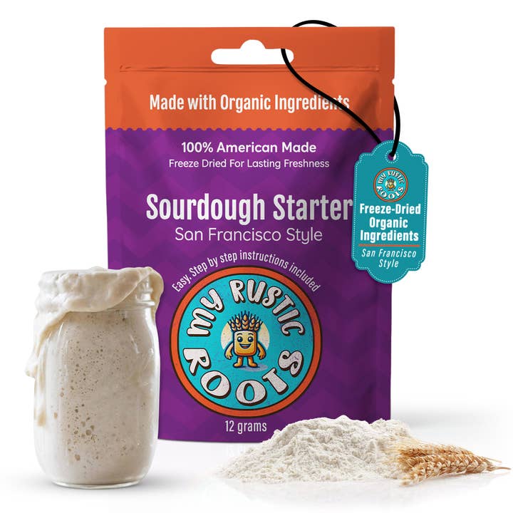 Organic, Non-GMO Sourdough Starter | Freeze Dried |  12gm