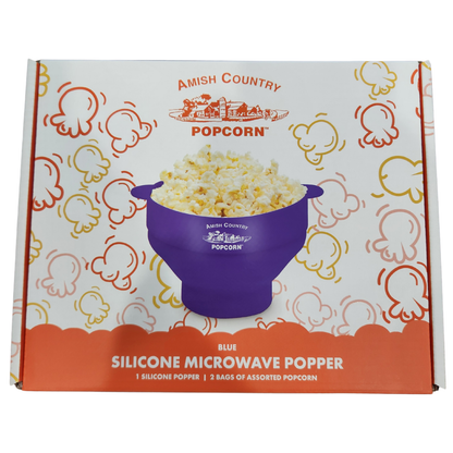 Silicone Microwave Popper: Teal