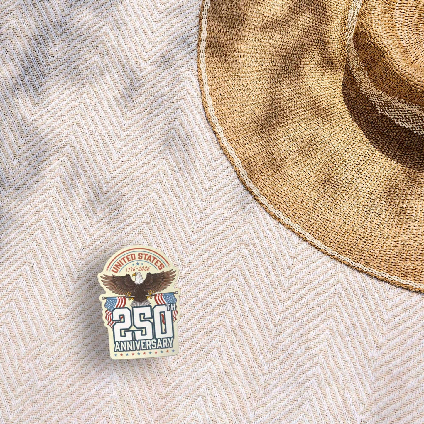 America's 250th Anniversary Eagle Sticker