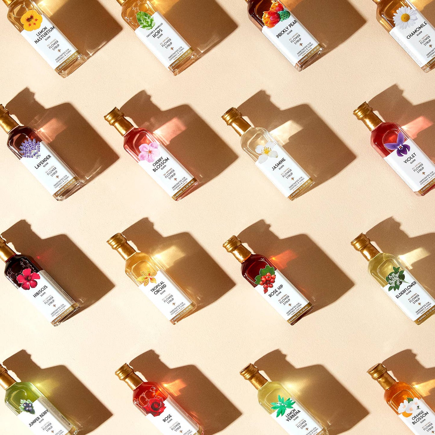 Floral Elixir Co. - Prickly Pear Elixir. All Natural Cocktail & Soda Syrup.: Small - 2 oz/60mL