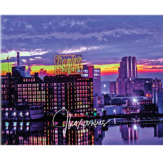 Jeff Cohen 5x7 Unframed Domino Sugars (Purple)