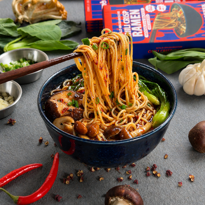 Wild Mushroom Chili Crisp Ramen- Umami Packed 4.8 OZ