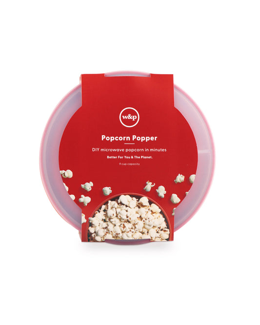 W&P - Popcorn Popper - Silicone Reusable Maker: Red