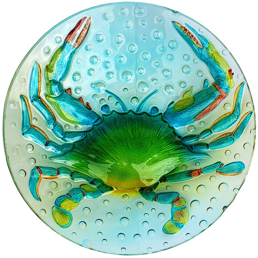 Large Glass Crab Platter | Jaco