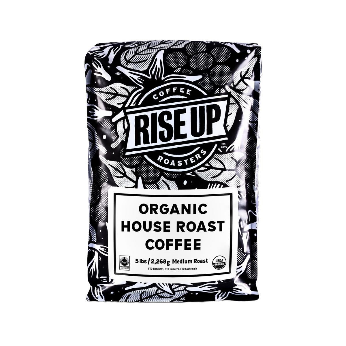 Organic House Roast: Whole Bean / 12oz
