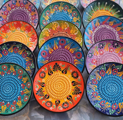 Handmade Turkish Ceramic Garlic Grater Plates