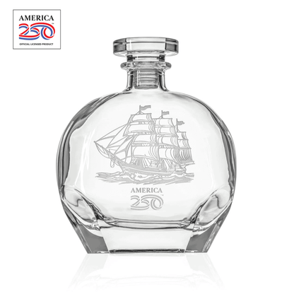 America250™ Tall Ship 23oz Whiskey Decanter