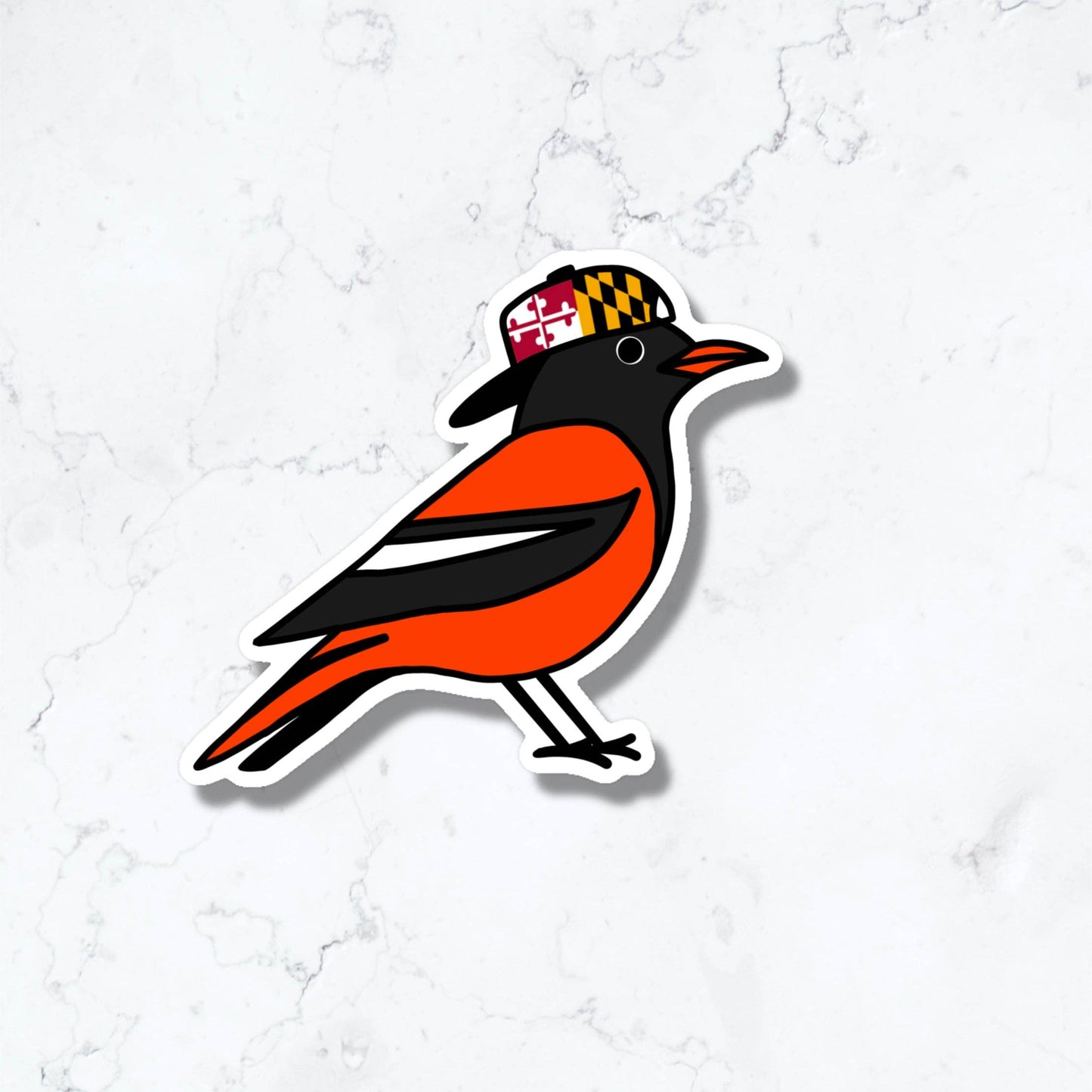 Jami Creates - Baltimore Oriole Sticker