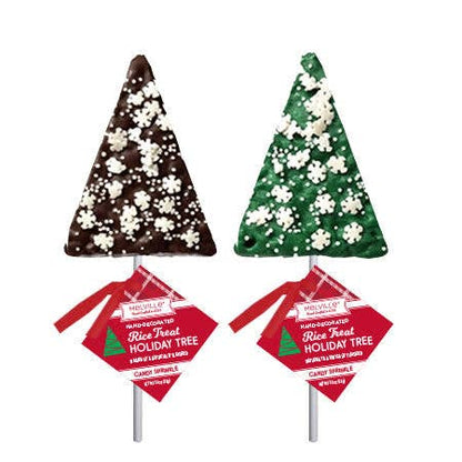 Melville Candy Company - Snowflake Confetti Tree Rice Treat Pops