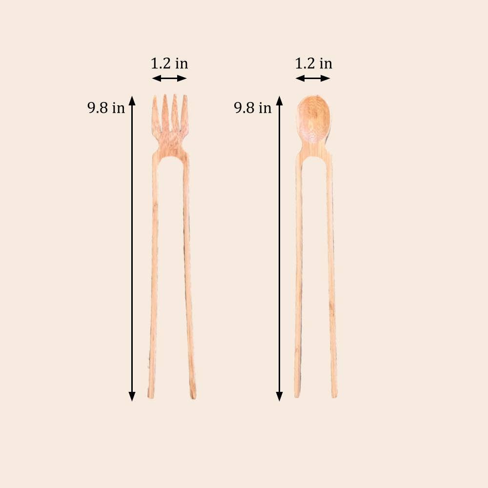 Bamboo Chopstick Trainer with Spoon