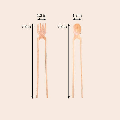 Bamboo Chopstick Trainer with Spoon