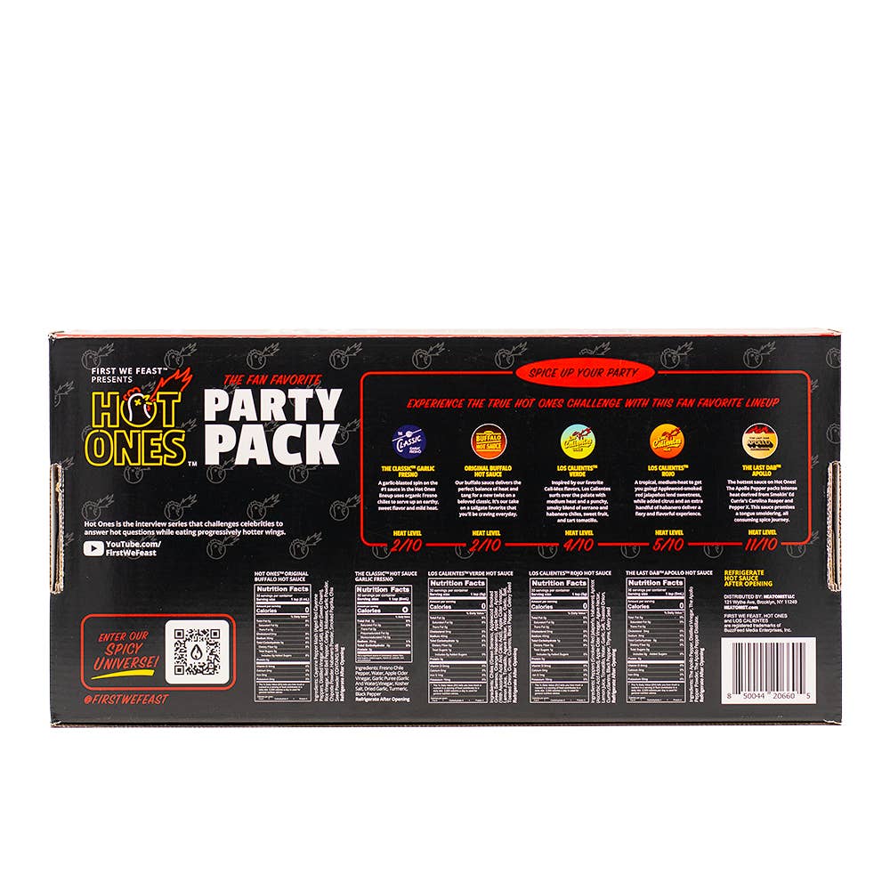 Heatonist - Hot Ones Hot Sauce Fan Favorite Party Pack | Hot Ones Hot Sauce