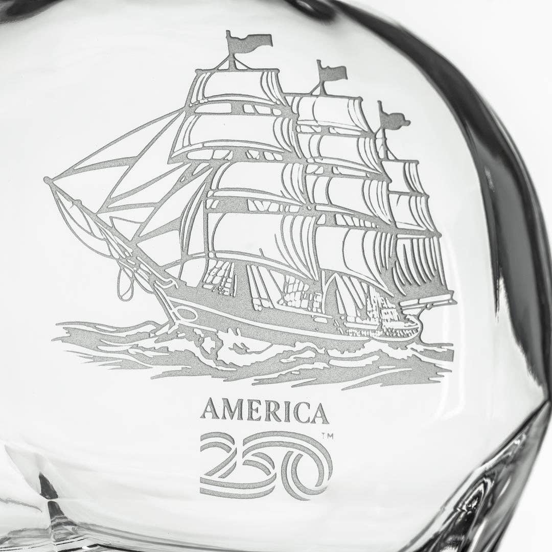 America250™ Tall Ship 23oz Whiskey Decanter