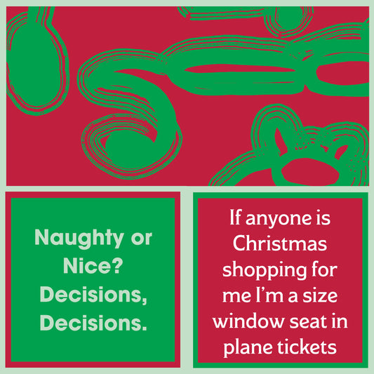 Drinks on Me - NAPKIN XMAS Window Seat Cocktail Napkins