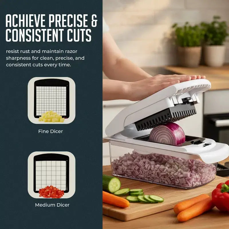 Manual Vegetable Chopper and Spiralizer