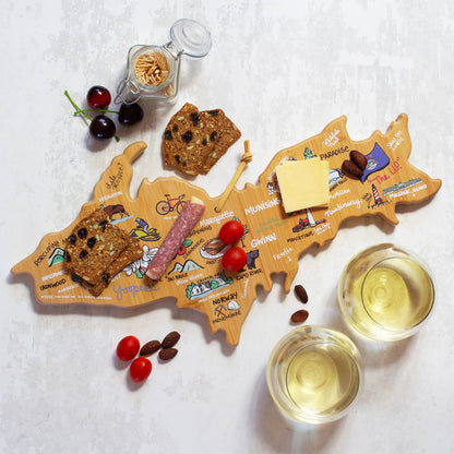 Maryland Cutting Board with Artwork by Fish Kiss™