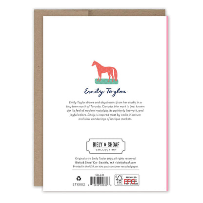 Biely & Shoaf - Laughing All The Way Swan & Cat Holiday Card