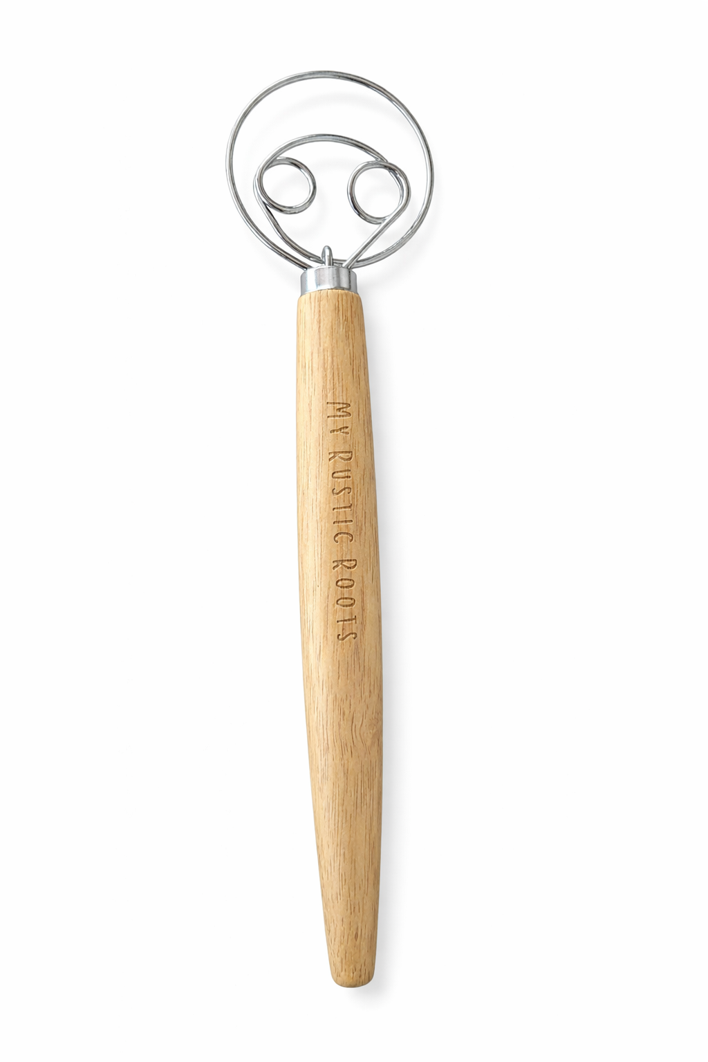 13" Danish Dough Whisk with Wood Handle