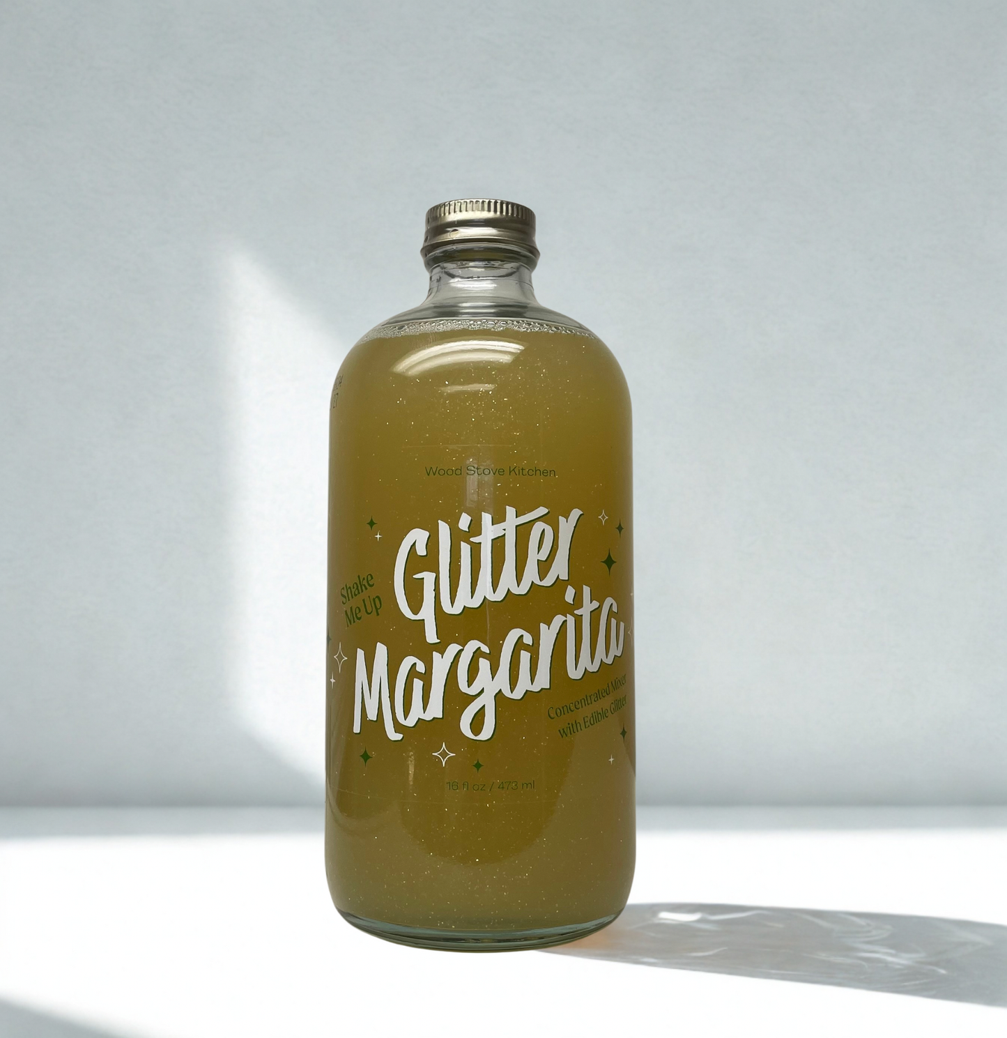 Wood Stove Kitchen - Glitter Margarita Mixer, 16 fl oz