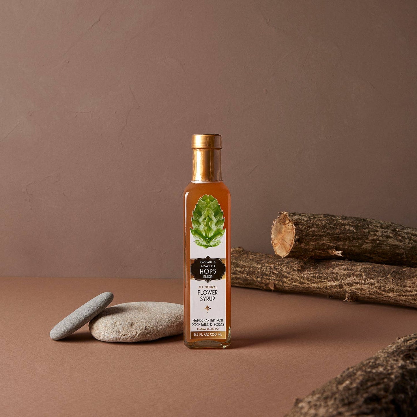 Floral Elixir Co. - Hops Elixir.
All Natural Cocktail & Soda Syrup.: Small - 2 oz/60mL