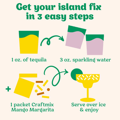 Craftmix | Mango Margarita Cocktail / Mocktail Mixer - Individual