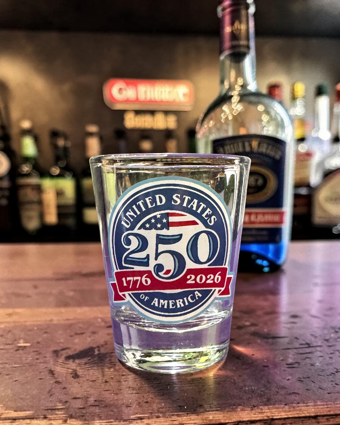 USA 250th Anniversary Shot Glass