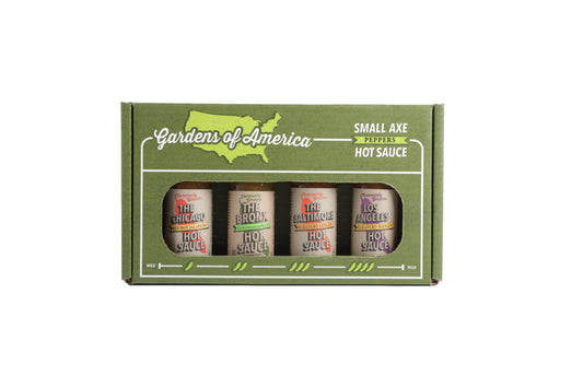 Small Axe Peppers - Gardens of America Hot Sauce Gift Set 4-pack