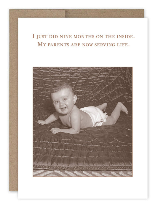 Shannon Martin Design - Nine Months Baby Card