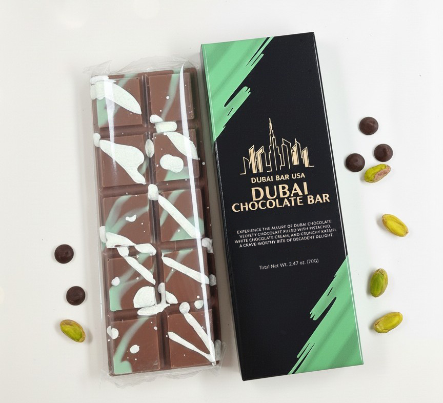 Dubai Chocolate Bar – Pistachio