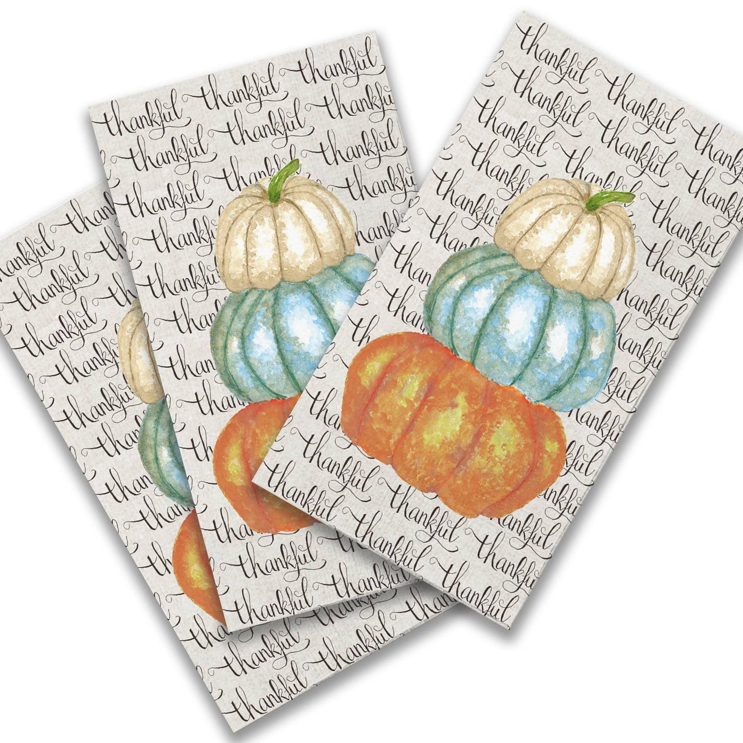 Thankful Pumpkins Guest Towel