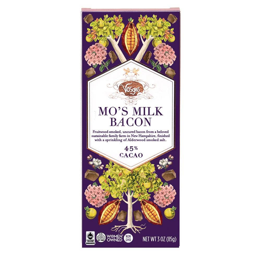 Mo's Milk Chocolate Bar w/ Smoked Bacon & Salt - Gourmet
