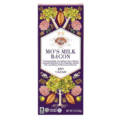 Mo's Milk Chocolate Bar w/ Smoked Bacon & Salt - Gourmet