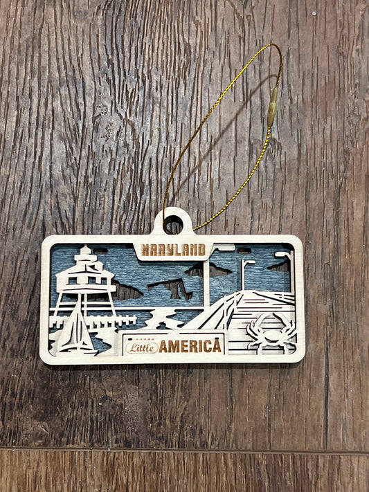 Leroy Christmas Ornaments MD License 3D