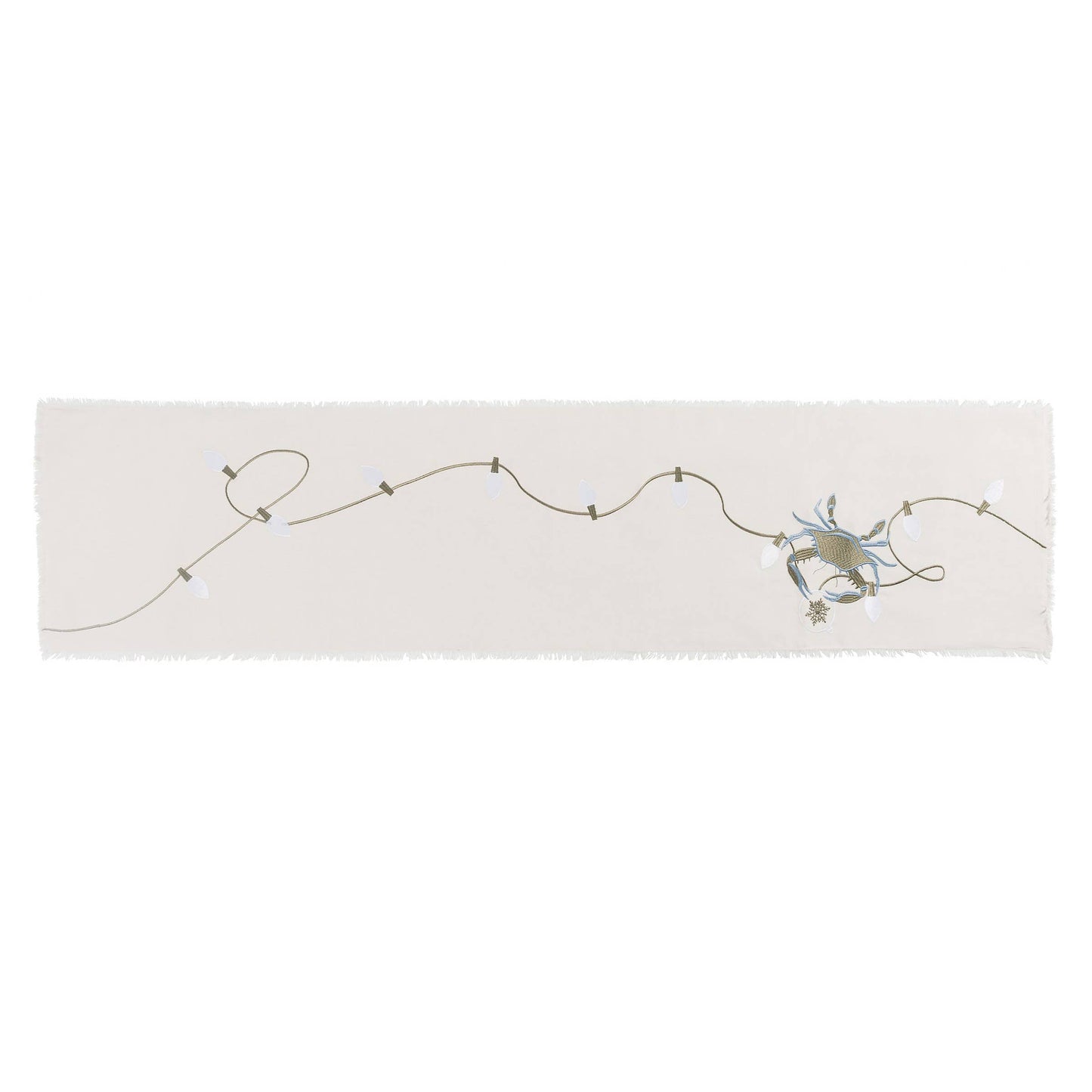 Rightside Design - Christmas Santa Claws Holiday Crab Table Runner