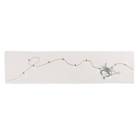 Rightside Design - Christmas Santa Claws Holiday Crab Table Runner