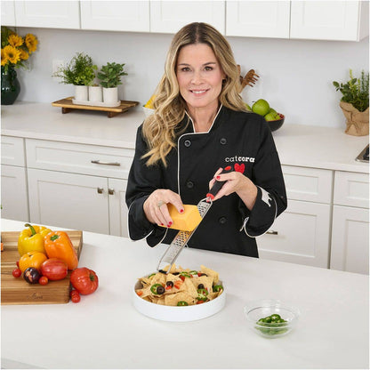 HIC - Harold Import Co. - Cat Cora Coarse Etched Grater Zester With Cover