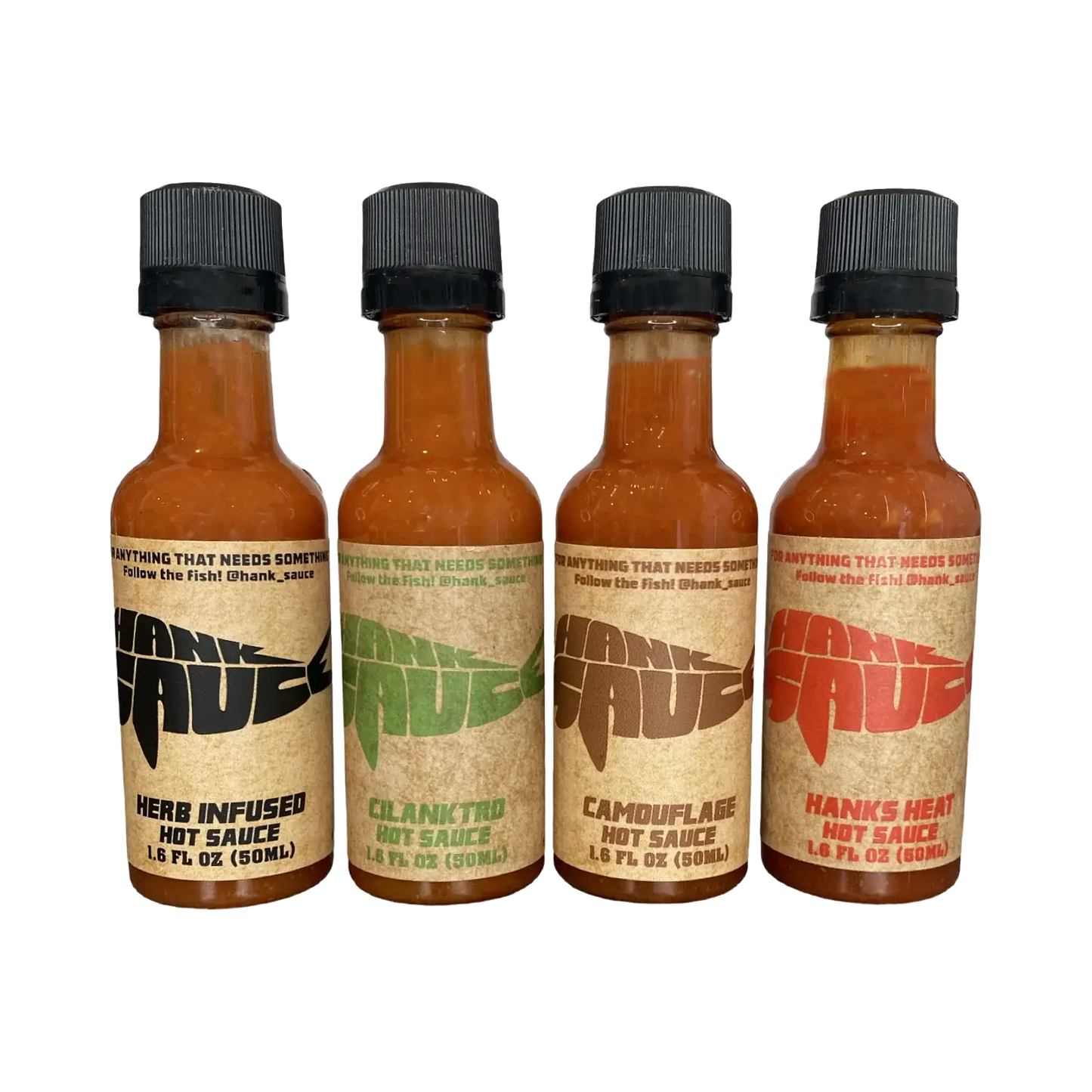 Hank's Hot Sauce Mini Bottles