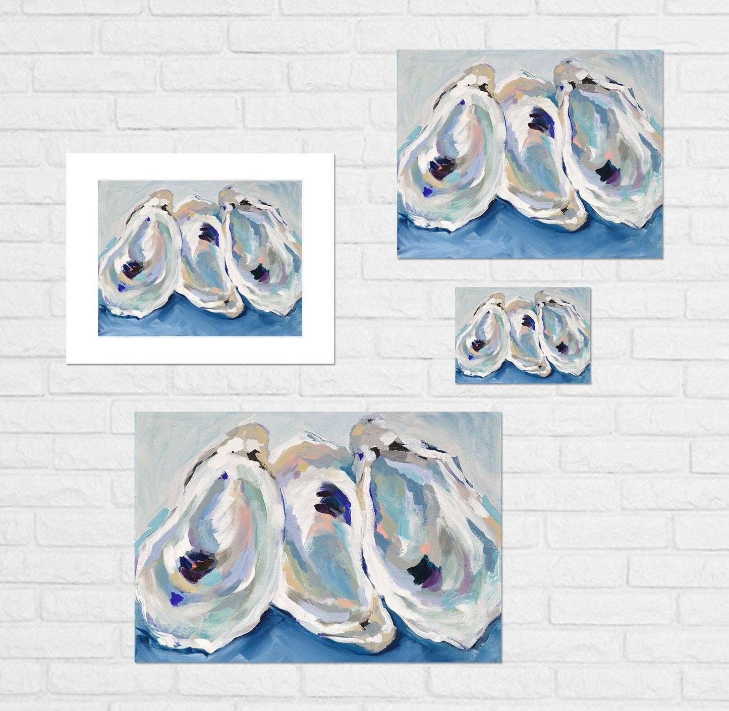 Kim Hovell Art - Annapolis Oysters Print: Paper / 8 x 10"